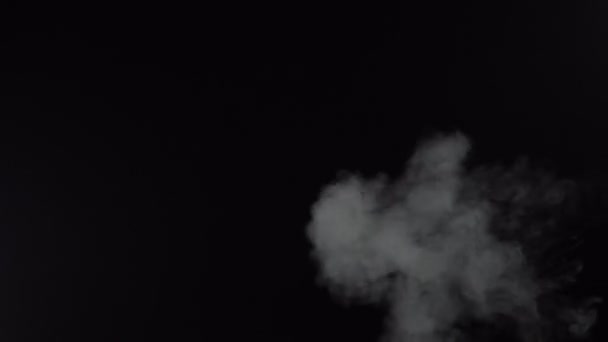 Smoky cloud of electronic cigarette, 4k — Stock Video