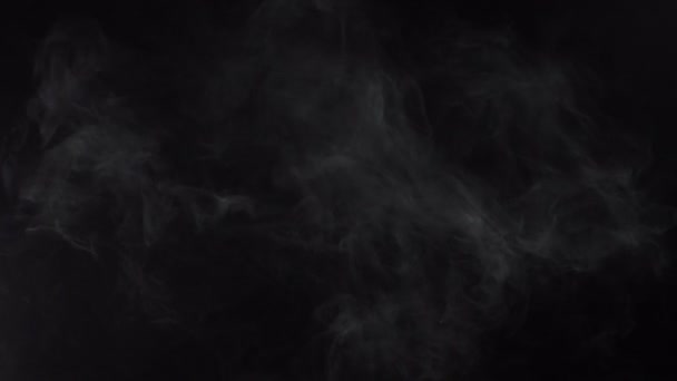 Біла димова хмара електронної сигарети, 4k — стокове відео