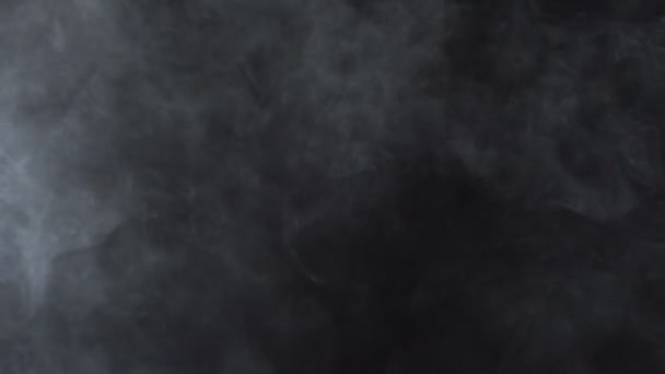 White vapor mist of smoke machine, 4k — Stock Video