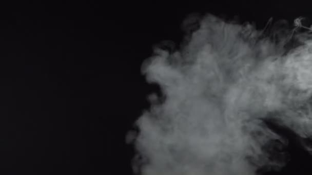 Corriente ahumada blanca de la máquina de humo, 4k — Vídeo de stock