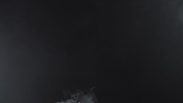 Υφή του λευκή ομίχλη καπνιστή, 4k — Αρχείο Βίντεο