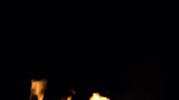Video di scintille luminose di fiamma, 4k — Video Stock
