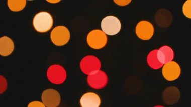 Işıklar bokeh efektli video