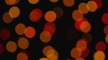 Noel ışıkları bokeh etkisi ile görüntüleri