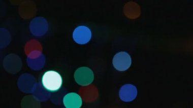 Renkli ışıklar bokeh efektli desen