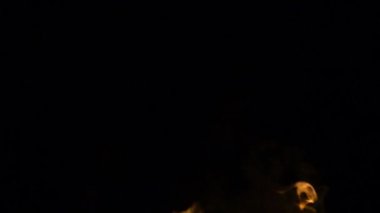 Video küçük alev yanan