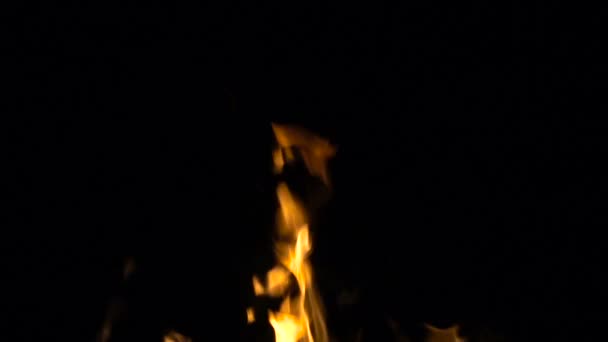 燃烧的火焰的背景 — 图库视频影像