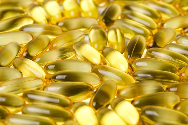 Image de fond de vitamine d saine en capsules — Photo