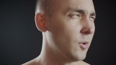 Yetişkin yorgun adam Video