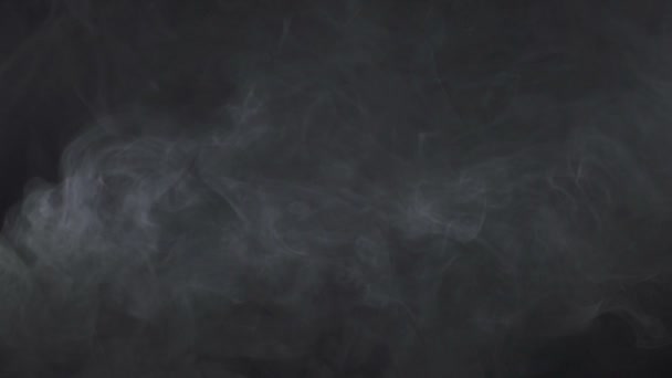 Video střelba z zatažené kouřové textury e-cigaretové — Stock video