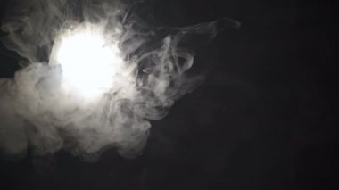 Duman beyaz bulutlar içinde Soffit