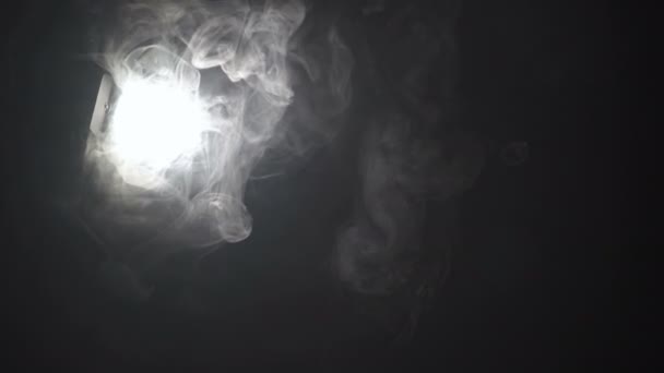 Video di lampada in nuvole di fumo — Video Stock