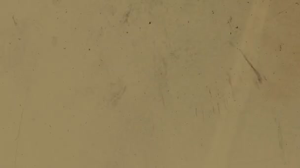 米色背景上旧膜的纹理 — 图库视频影像