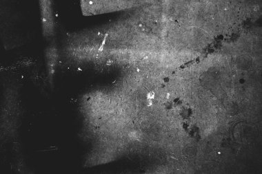 Siyah beyaz eski çizik yüzey fotoğrafı