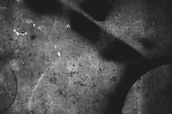 Old scratched surface texture in black and white — Stock Photo, Image