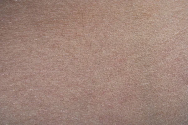 Makro skott av unga rosa människans hud textur — Stockfoto