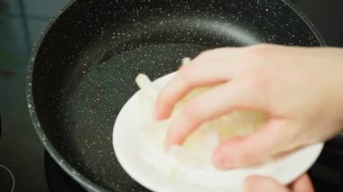 Tavada kızarmış soğan videosu