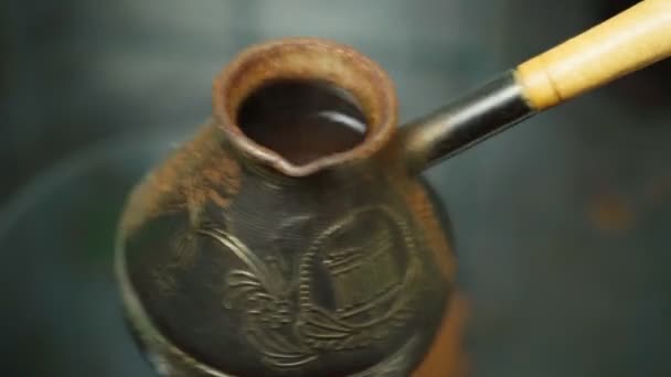 Filmik z ręcznie robionej kawy — Wideo stockowe