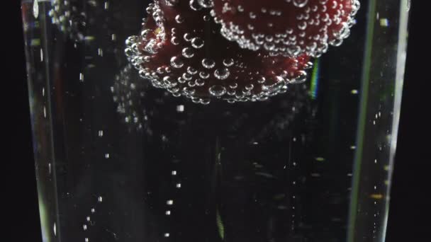 Video de cóctel de cereza dulce — Vídeos de Stock