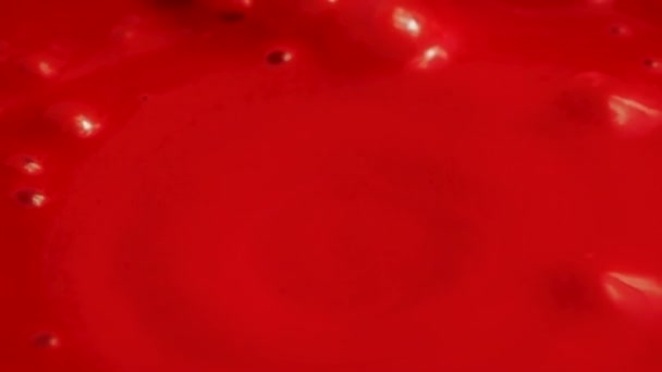 Vidéo de goo collant avec des bulles, gros plan