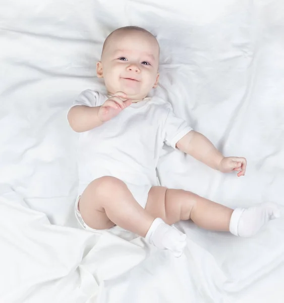 Imagem de um menino de seis meses — Fotografia de Stock