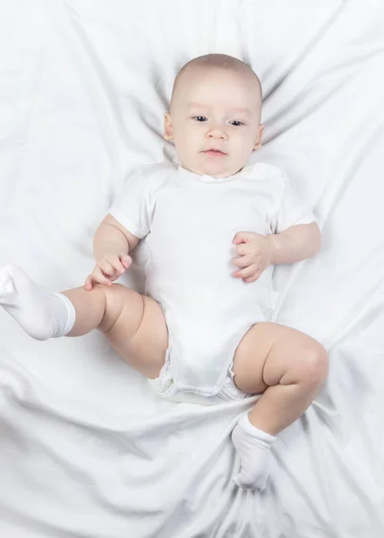 Obrázek šestiměsíčního chlapce Stock Snímky