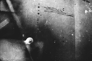 Siyah beyaz eski çizilmiş yüzey dokusu