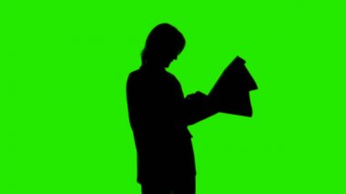 İlanda kadın siluetinin görüntüsü var.