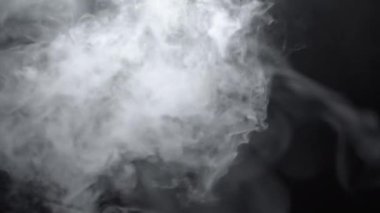 4k video - beyaz sigara dumanı