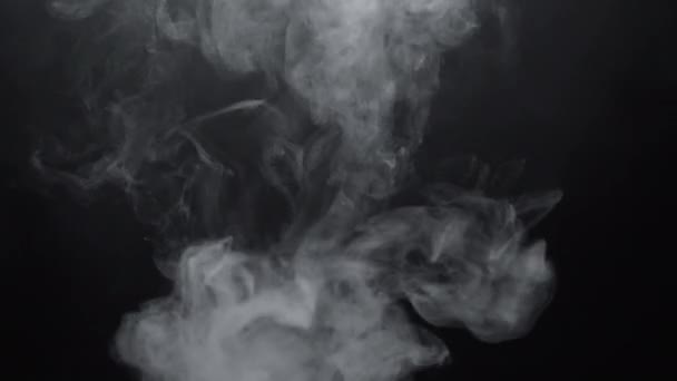 Vídeo 4k - textura de e-cigarros fumaça nublada branca — Vídeo de Stock
