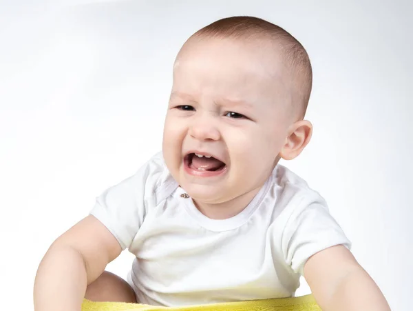 Foto de actuar hasta once meses de edad bebé —  Fotos de Stock