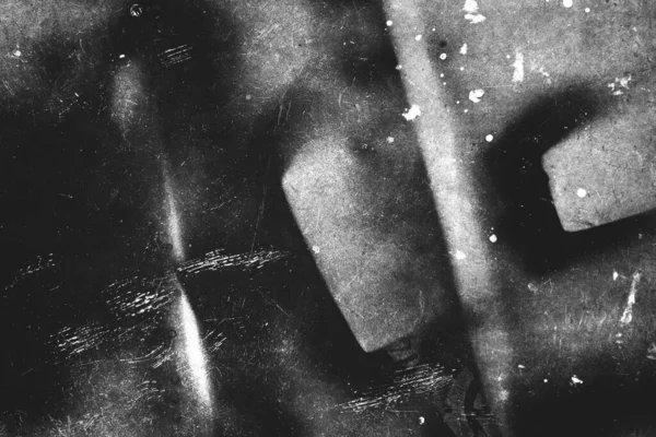 Foto der alten zerkratzten Oberfläche in schwarz-weißen Farben — Stockfoto
