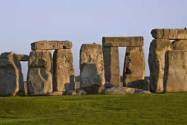 Stonehenge Famous Landmark England Sunset Light Summer Evening — Stock Photo, Image
