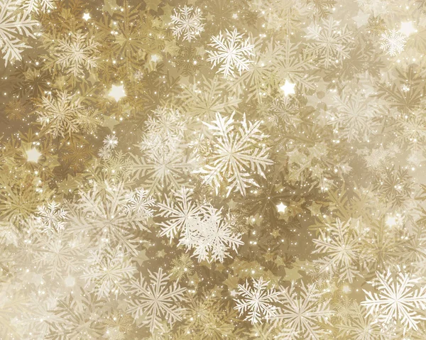 Beautiful Background Winter Decorative Snowflakes — Stock Photo, Image