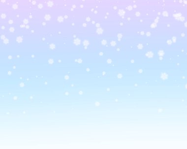 Yeni yıl ve yılbaşı için güzel kar taneleri ile arka plan