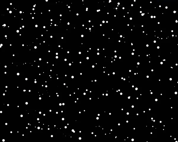Witte Sneeuw Een Zwarte Achtergrond — Stockfoto