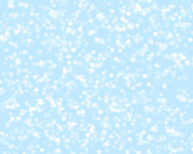 Yeni yıl ve yılbaşı için güzel kar taneleri ile arka plan