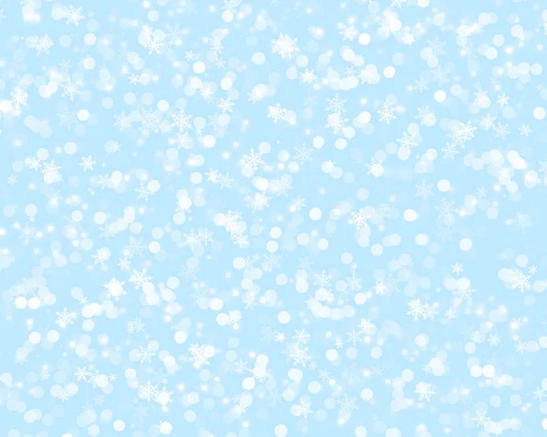 Yeni yıl ve yılbaşı için güzel kar taneleri ile arka plan