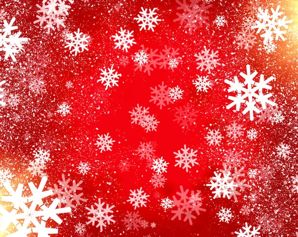 Fondo Con Hermosos Copos Nieve Para Año Nuevo Navidad —  Fotos de Stock