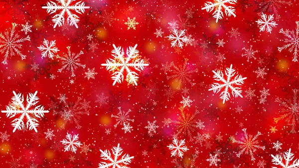 Schöner Hintergrund Mit Winter Dekorativen Schneeflocken — Stockfoto
