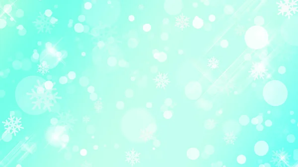 Bakgrund Med Vackra Snöflingor För Nyår Och Jul — Stockfoto