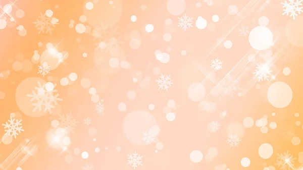 Sfondo Con Bellissimi Fiocchi Neve Nuovo Anno Natale — Foto Stock