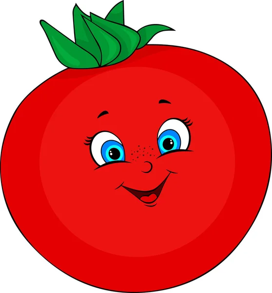 Personnage Dessin Animé Fruits Légumes — Image vectorielle