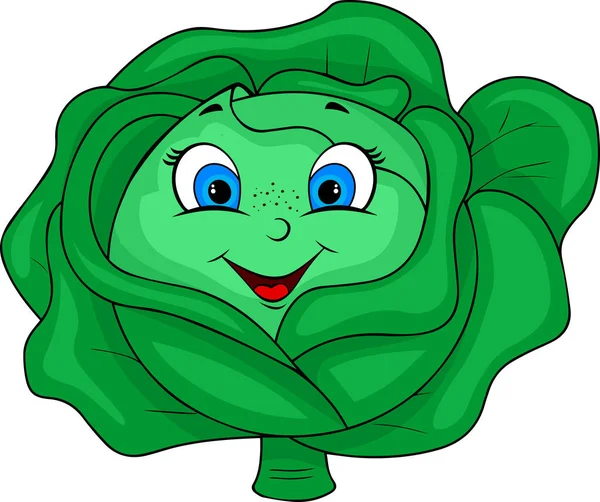 Zeichentrickfigur Aus Obst Und Gemüse — Stockvektor