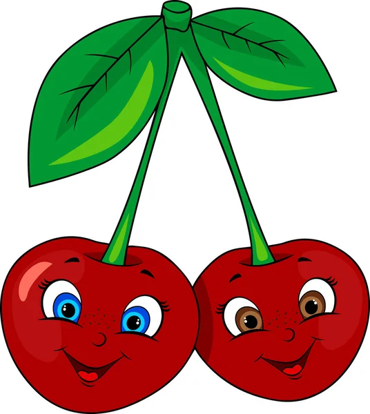 Cartoon Karakter Van Groenten Fruit — Stockvector