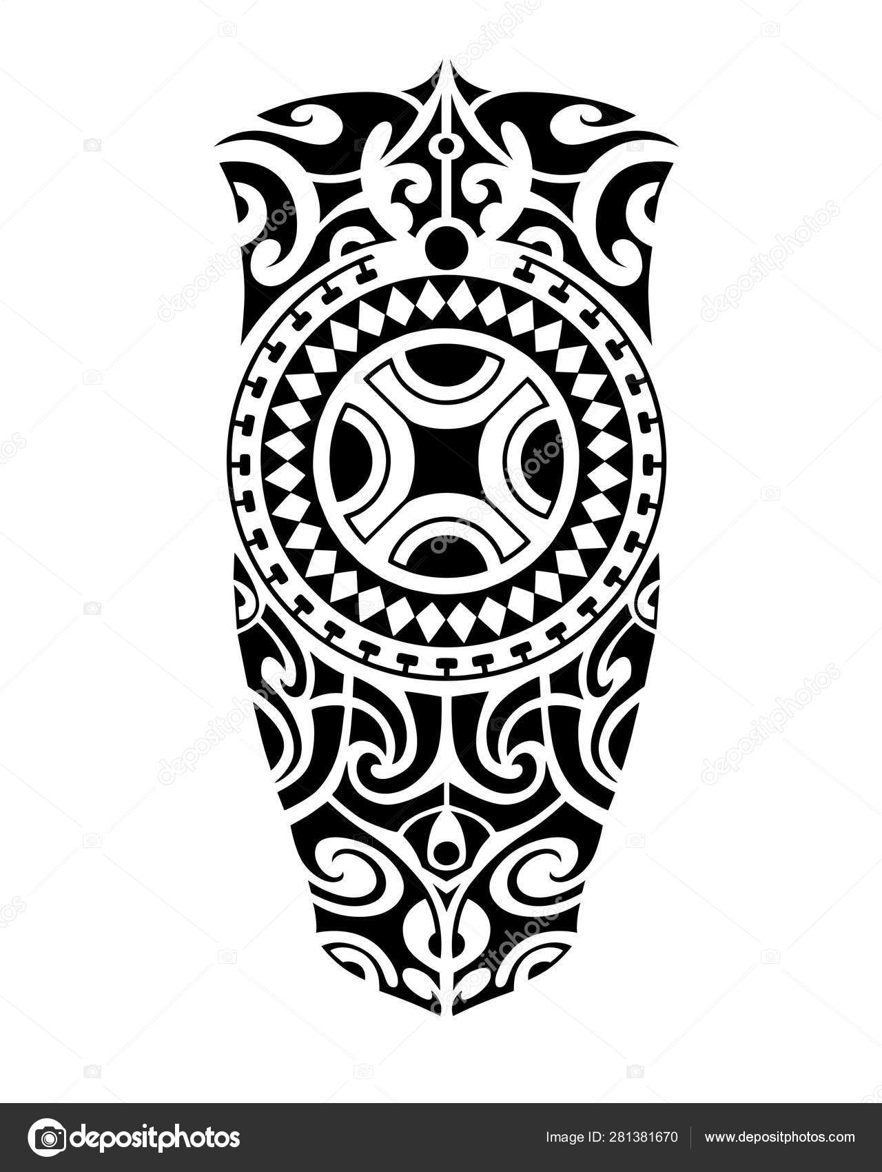 6 Large Sheets Tribal Maori Temporary Tattoos Men Arm - Temu