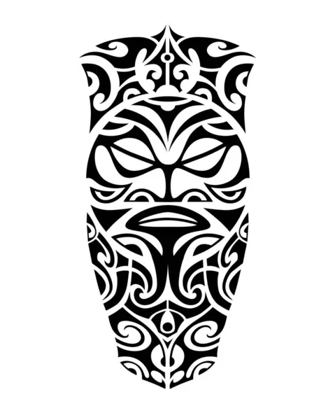 Tätowierskizze Maori-Stil für Bein oder Schulter — Stockvektor
