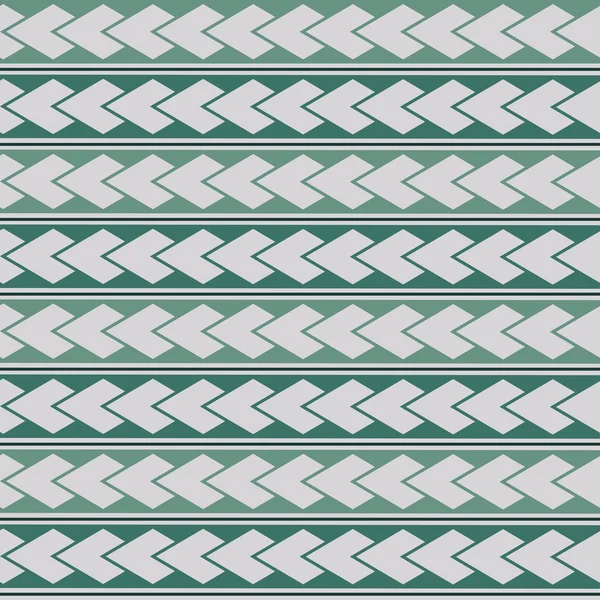 Vector ethnic boho seamless pattern in maori style. Geometric border with decorative ethnic elements. — Stock Vector