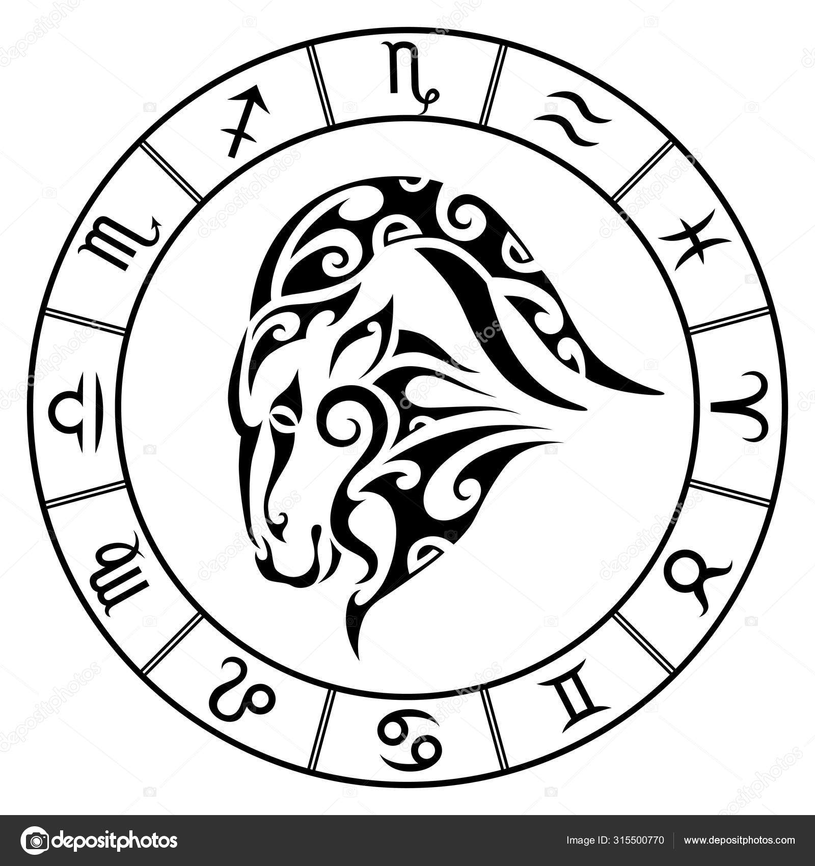 Scorpio Tattoo Maori Tribal Style Horoscope Astrological Zodiac