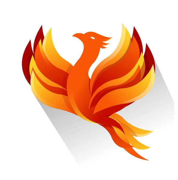 Feu Phoenix Illustration Design Art — Image vectorielle